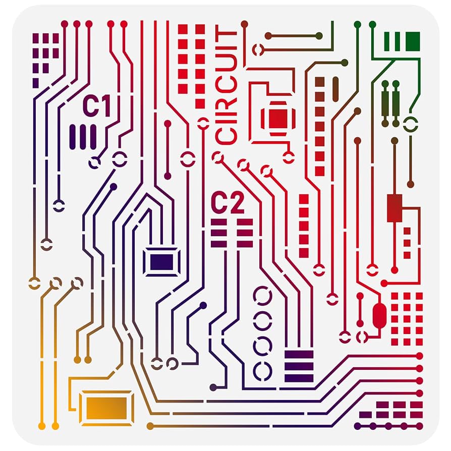 Amazon.co.jp: FINGERINSPIRE 回路基板ステンシル 11.8 x 11.8